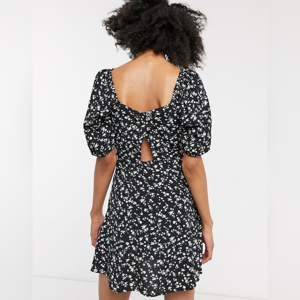 & Other Stories Floral Mini Dress, 4